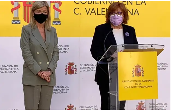 La consellera de Justicia, Gabriela Bravo, y la delegada del Gobierno en la Comunitat Valenciana, Gloria Calero.SERVICIO ILUSTRADO (AUTOMÁTICO) DELEGACIÓN DEL GOBIERNO