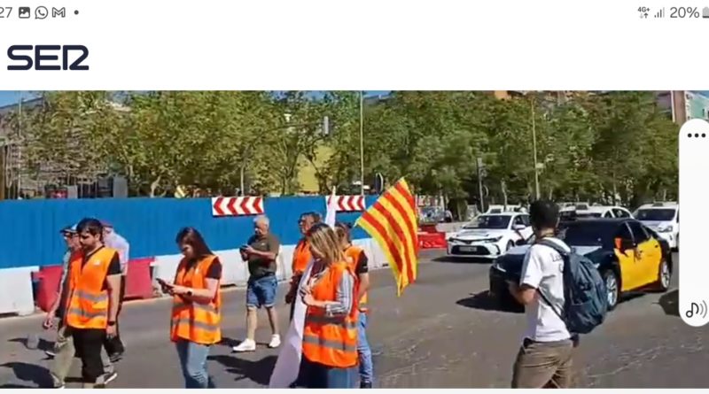 Manifestació del dia 28 a Madrid, en contra de la concessió de 8500 noves VTC