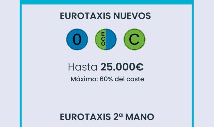 El sector del taxi de Madrid puede solicitar las Ayudas Cambia 360