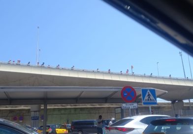 Ayer el puerto de Barcelona colapsó quedando los taxis atrapados durante horas